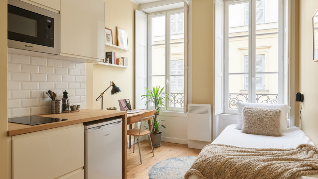 Studio etudiant meuble Dijon LMNP