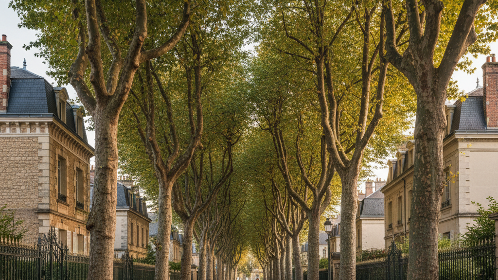 Quartier Montchapet Dijon rues residentielles