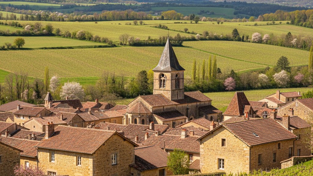 Les villages viticoles de Cte-d'Or combinent charme patrimonial et march immobilier contrast.