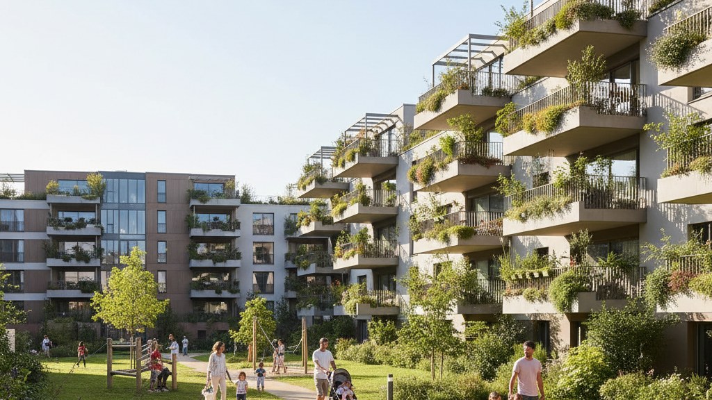 Les rsidences rcentes de la Toison d'Or offrent le confort moderne  12 minutes du centre.