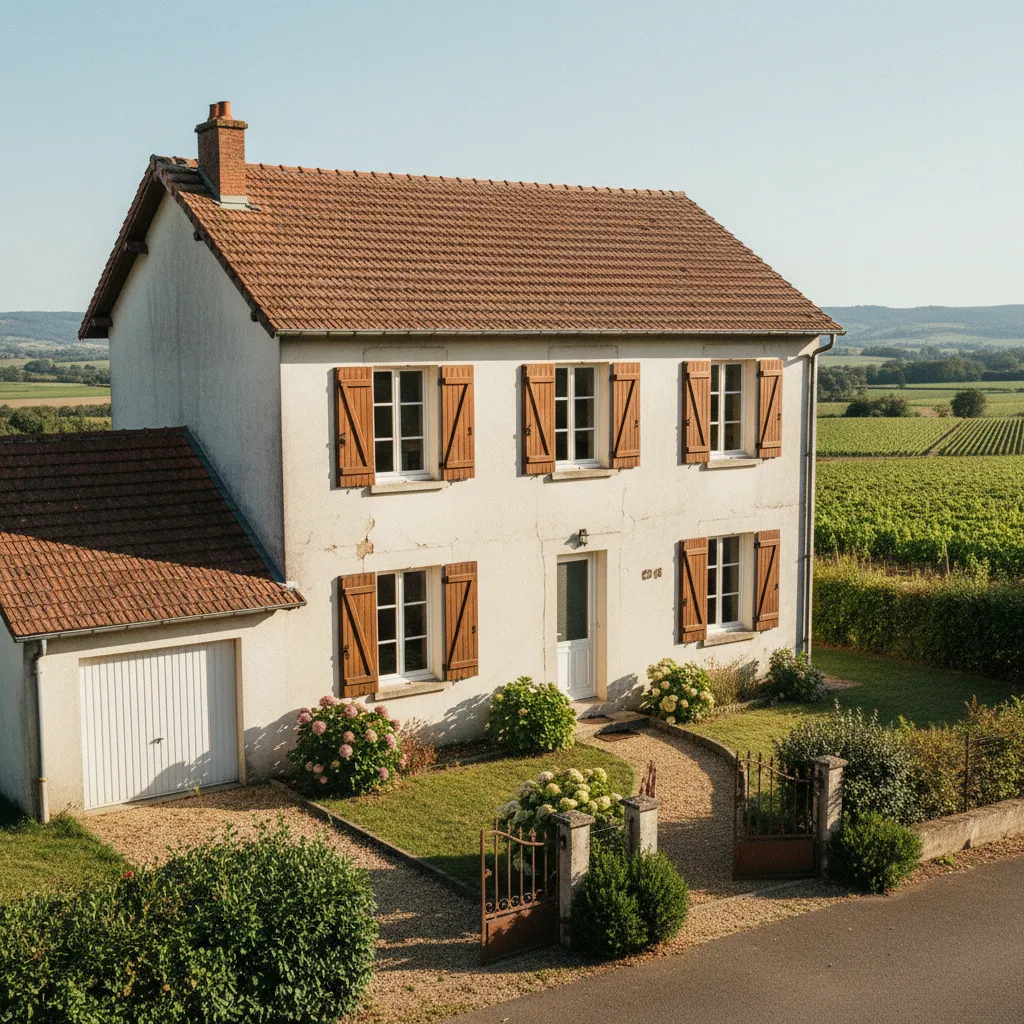 Pavillon des années 1980, type de bien le plus courant à Genlis