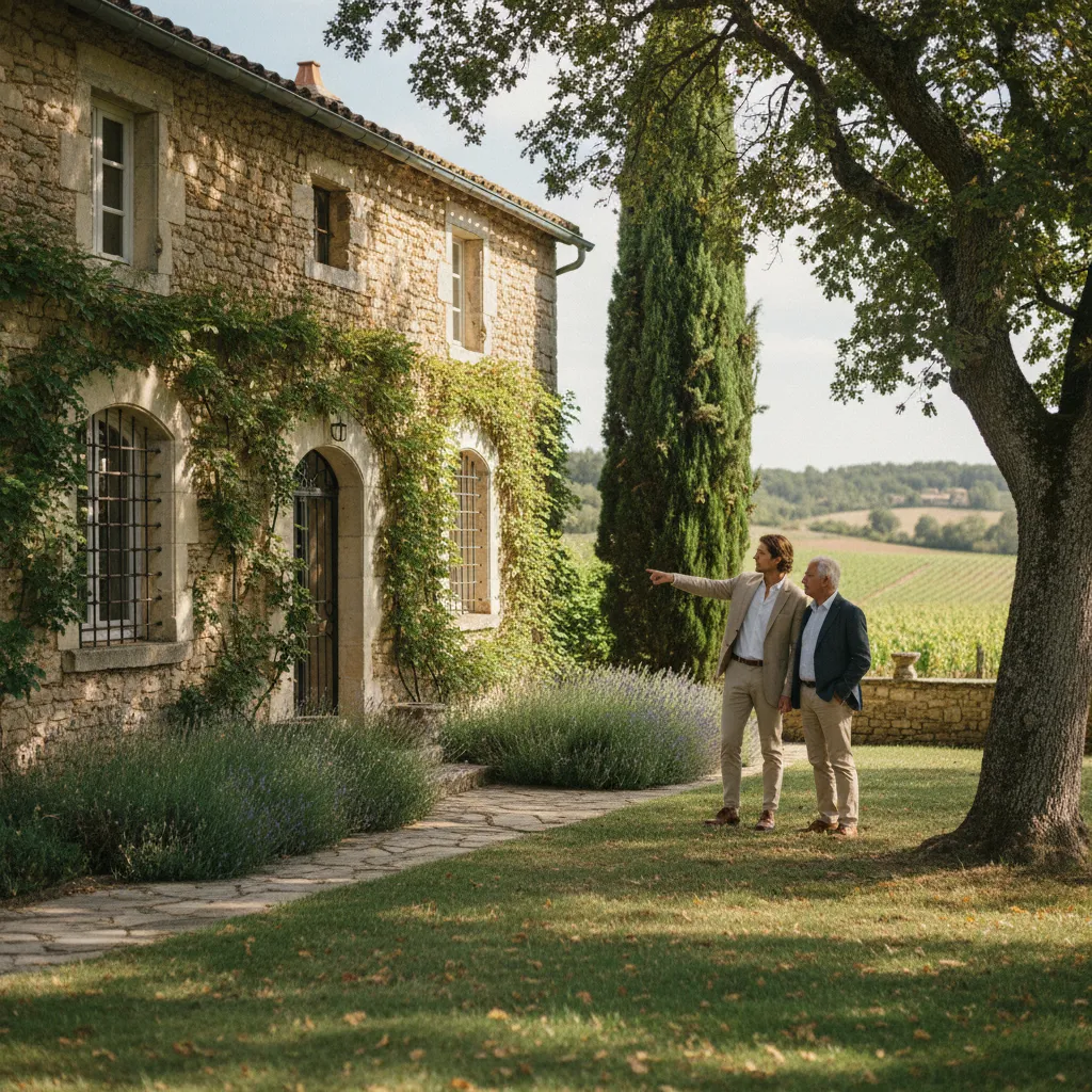 Visite d'une maison à vendre avec jardin dans le secteur de Gevrey-Chambertin