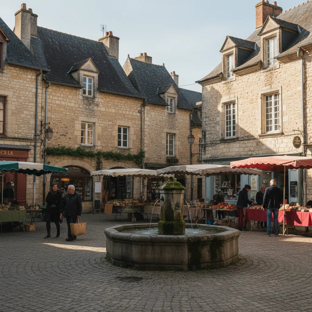 Le centre historique d'Is-sur-Tille et ses commerces de proximité
