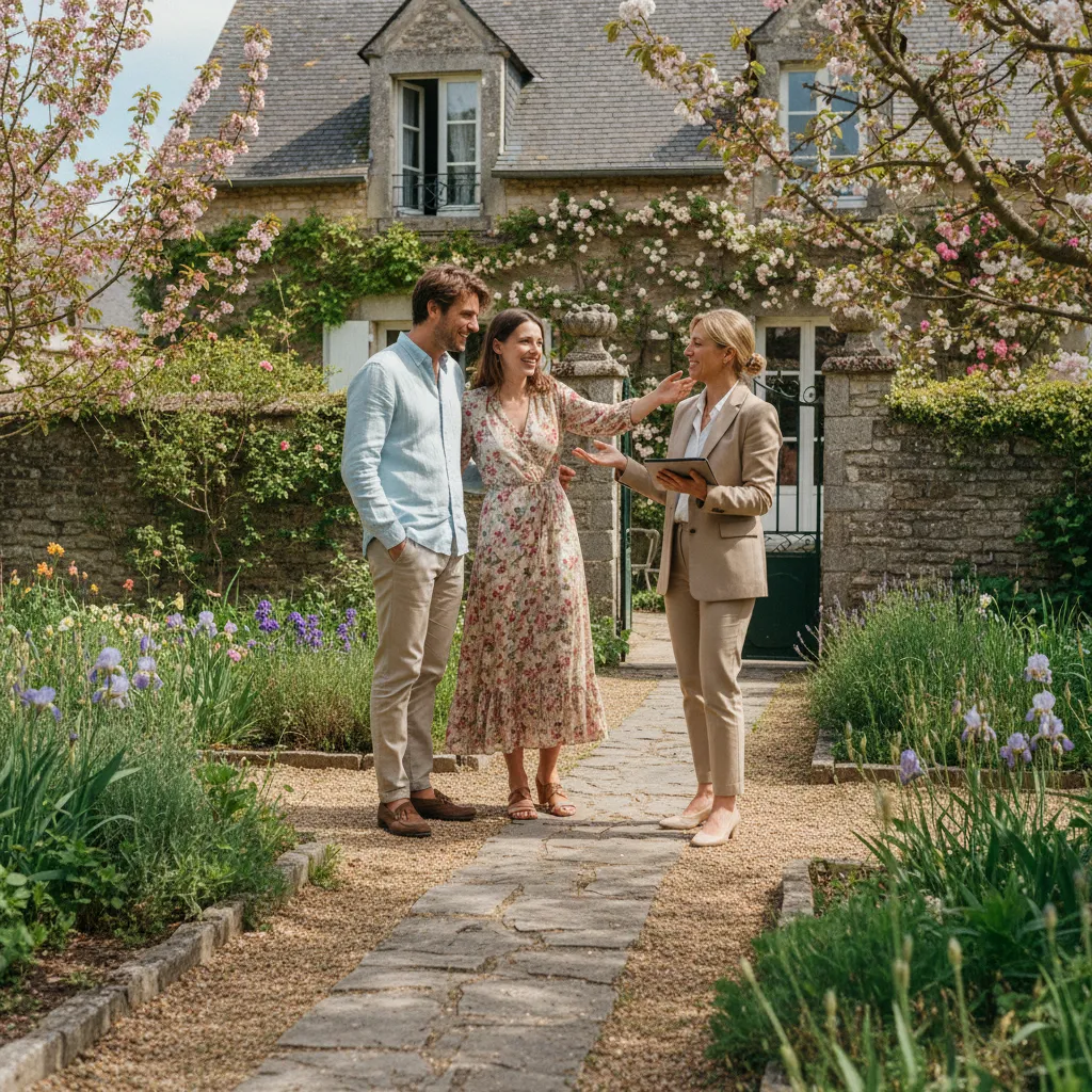 Visite d'une maison avec jardin dans le secteur résidentiel de Nuits-Saint-Georges