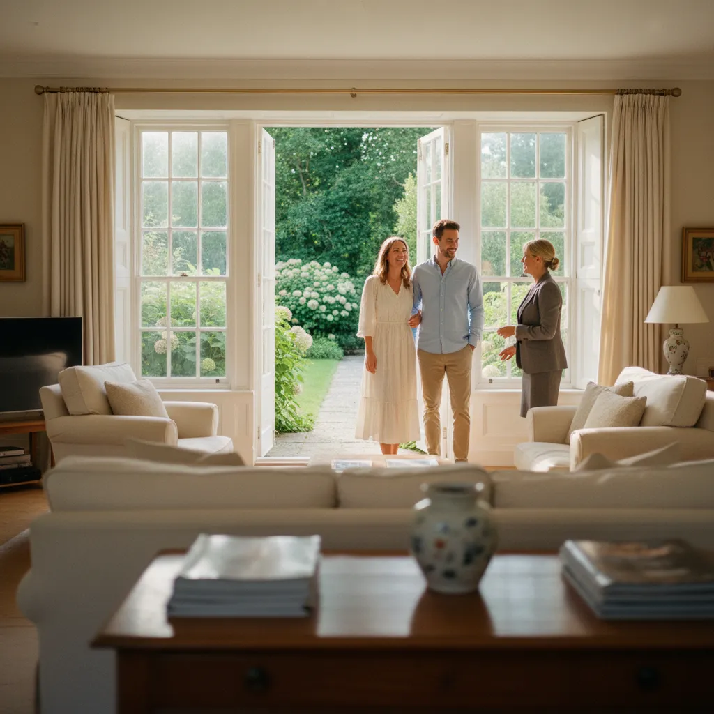 La visite d'une maison à Quetigny avec un conseiller immobilier