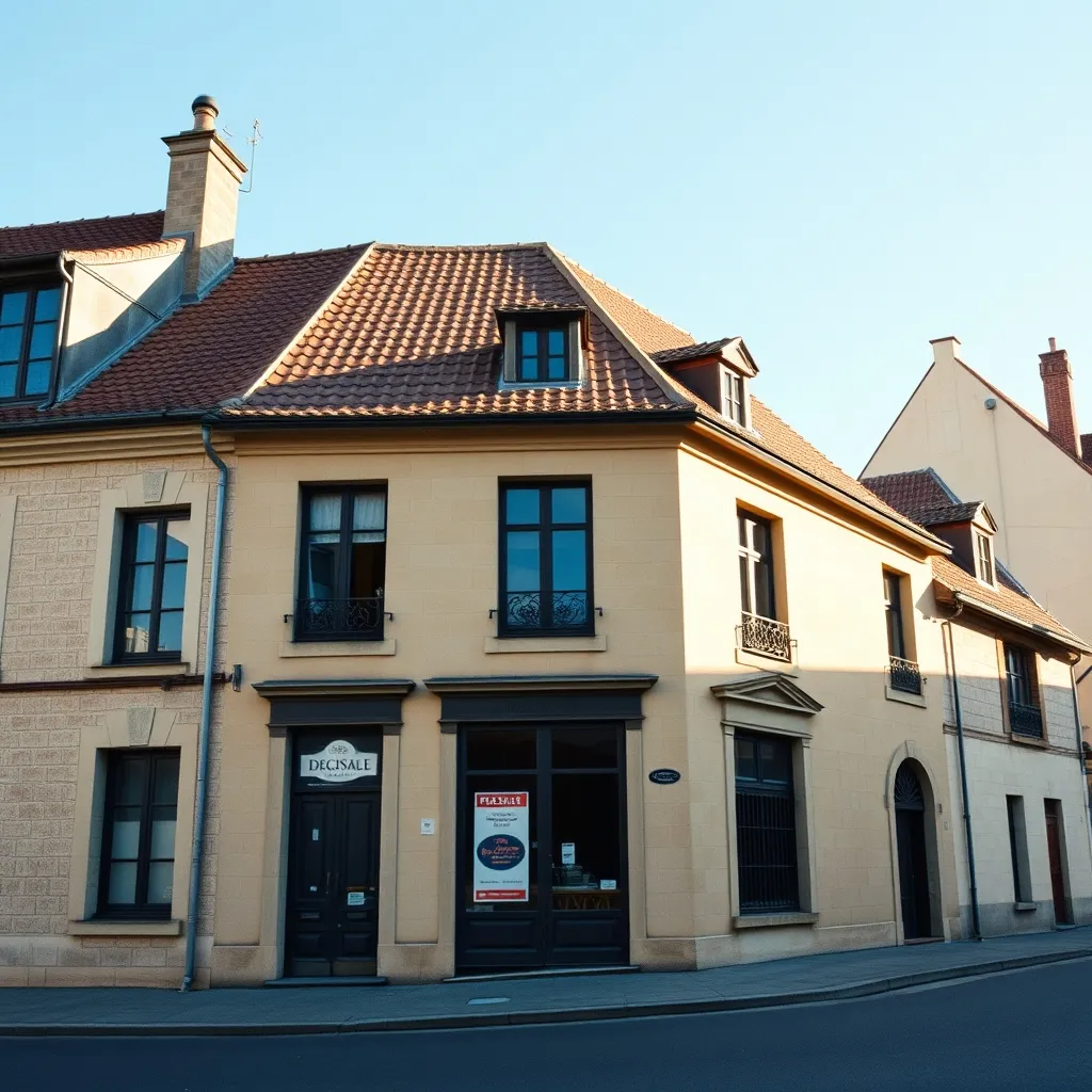 Immeuble ancien à Dijon destiné à une opération de marchand de biens