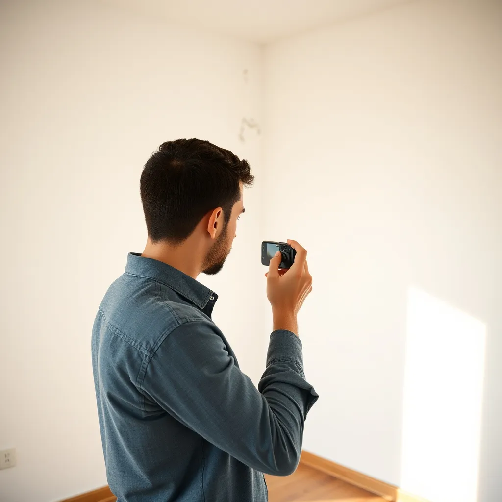 Photographier chaque anomalie permet de justifier les éventuelles retenues sur le dépôt de garantie