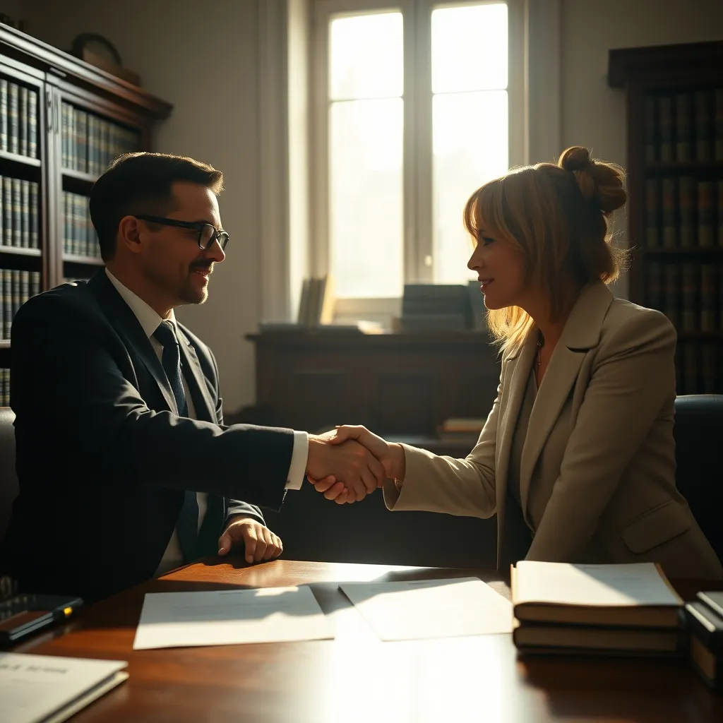 La signature de l'acte authentique chez le notaire finalise la vente entre particuliers