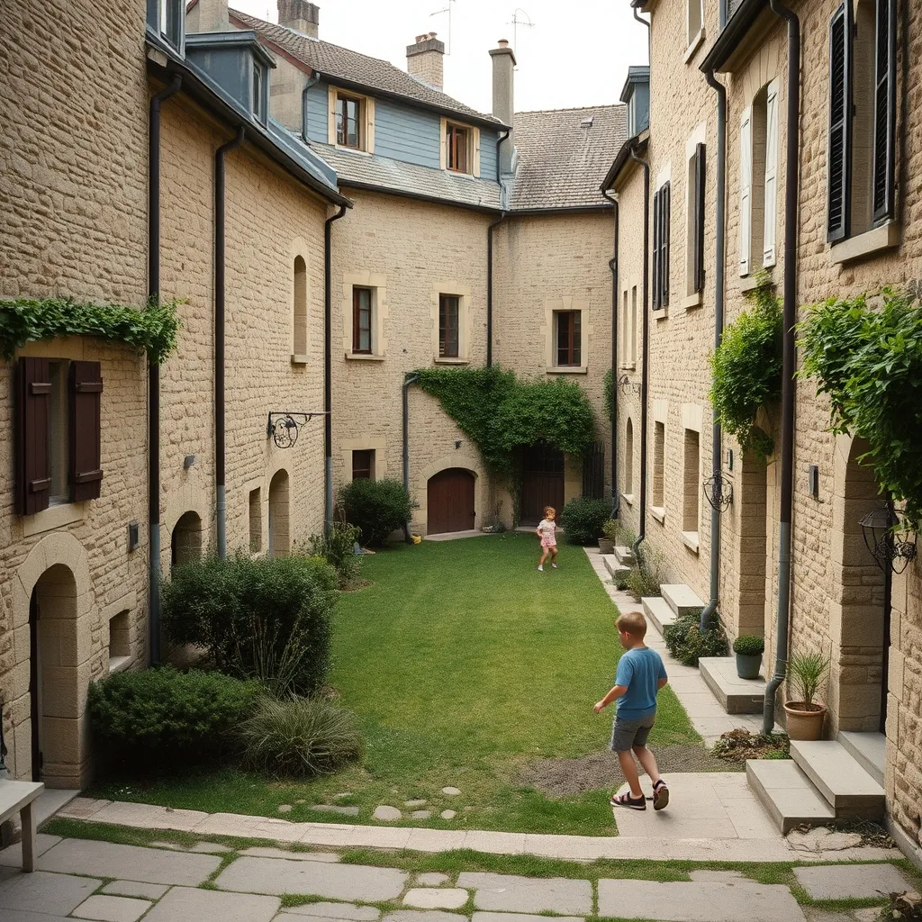 Les espaces verts communs sont un atout majeur des copropriétés de maisons