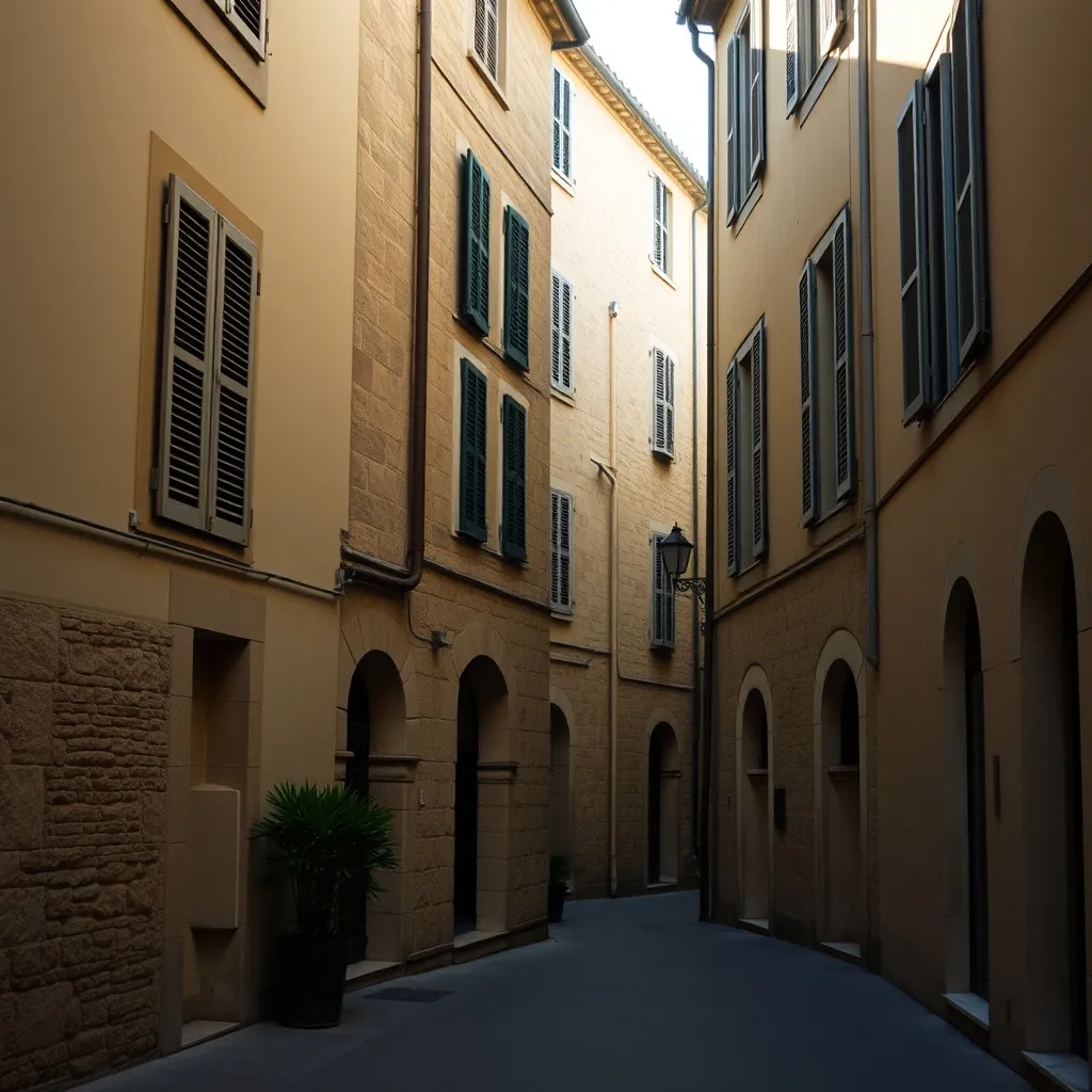 Les ruelles de l'Écusson, quartier historique aux prix immobiliers les plus élevés de Montpellier