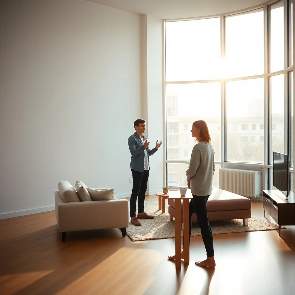 Visite d'un appartement lumineux dans une résidence récente nantaise